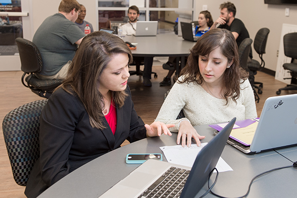 MSF students working together